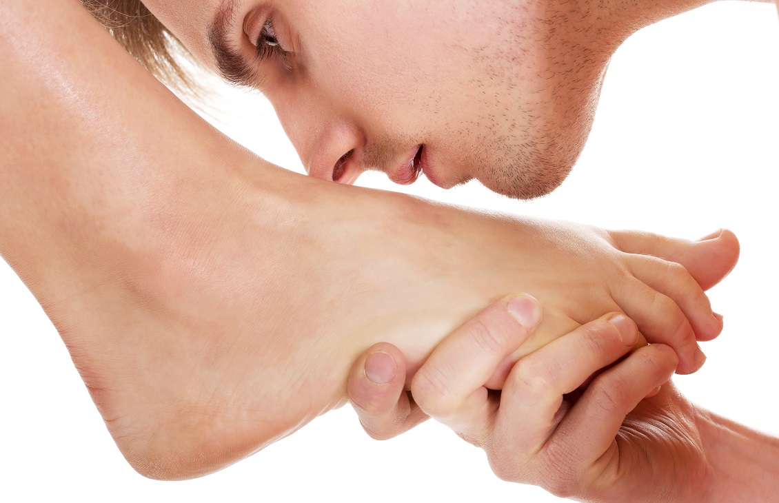 Love foot fetish passion with